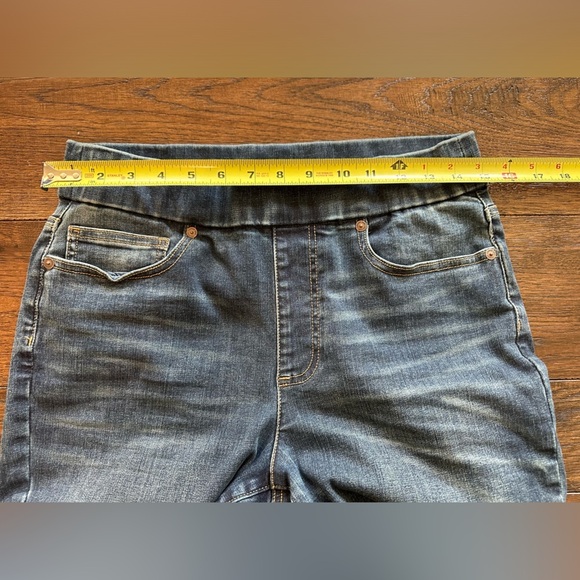 Lands End Women's Mid-rise Pull-on Skinny Jean Jegging- size 8 - Picture 2 of 7